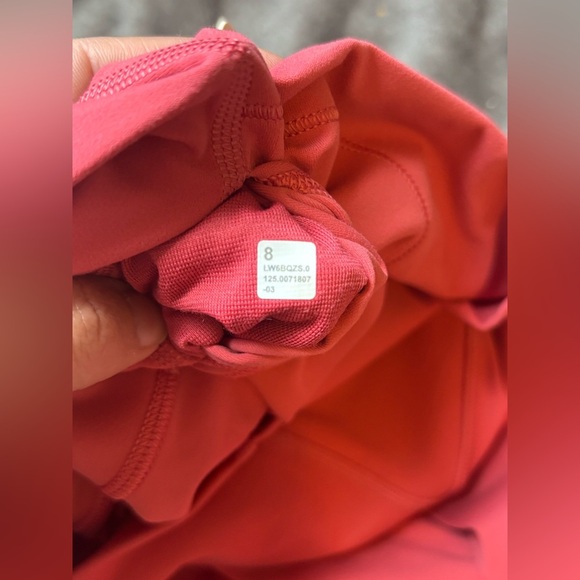 Lululemon Align High-Rise Crop 23"Desert Red size 8 - Picture 4 of 4